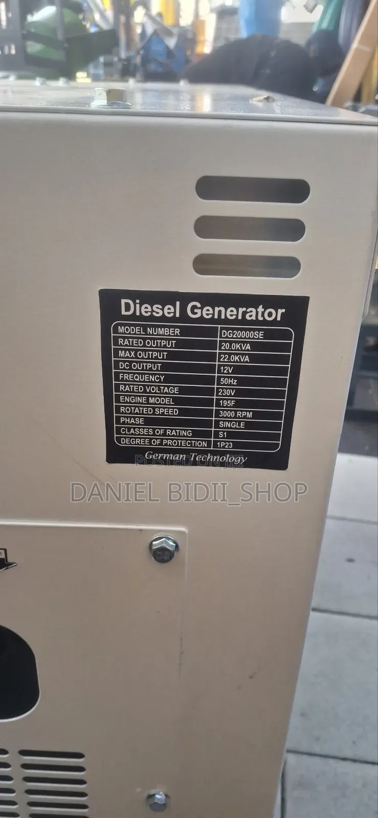 20kva Diesel Generator 3phase Without Ats