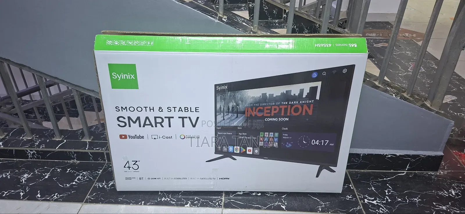 Syinix 43 Inch Smart Tv With- Led Display, Wi-Fi HDR Support
