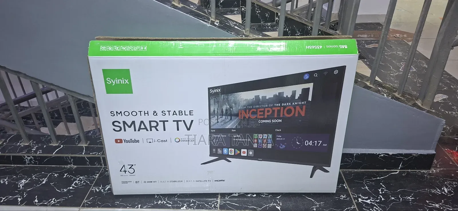 Syinix 43 Inch Smart Tv With- Led Display, Wi-Fi HDR Support