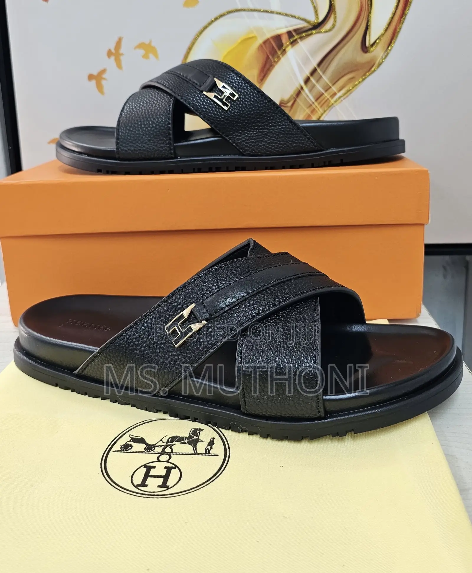 Ergonomic Sole Design Hermès Chypre Size 40-46
