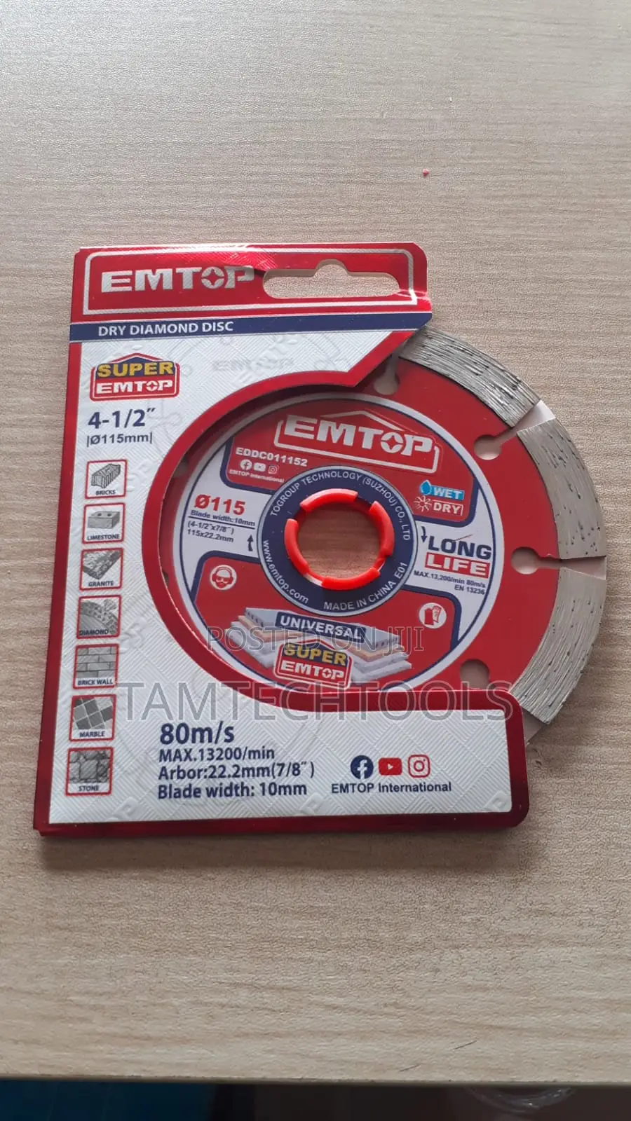Dry Diamond Disc