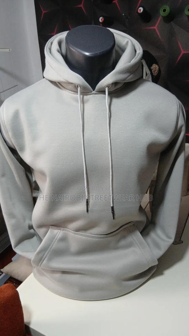Plain Grey Hoodie - main view