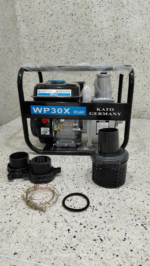 3" Kato Germany Wp30x 7.5hp Gasoline-Powered Water Pump.