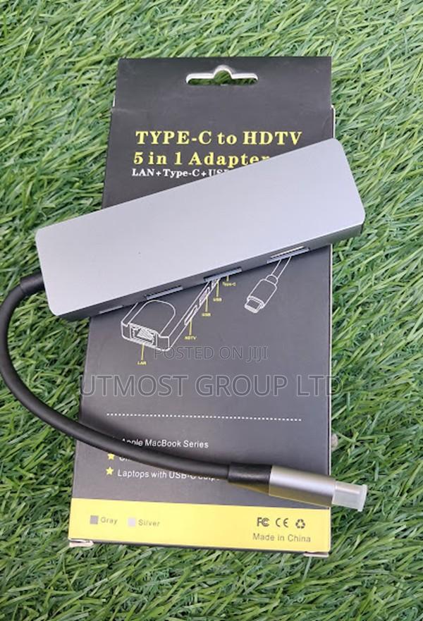 Usb C Hub With Hdmi Lan and Fast Data Transfer
