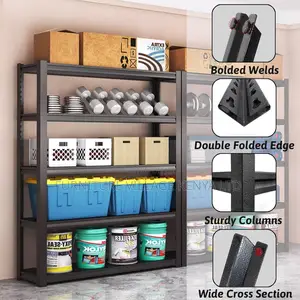 Metal Racks| 5 Tier Adjustable Metal Shelves For Storage