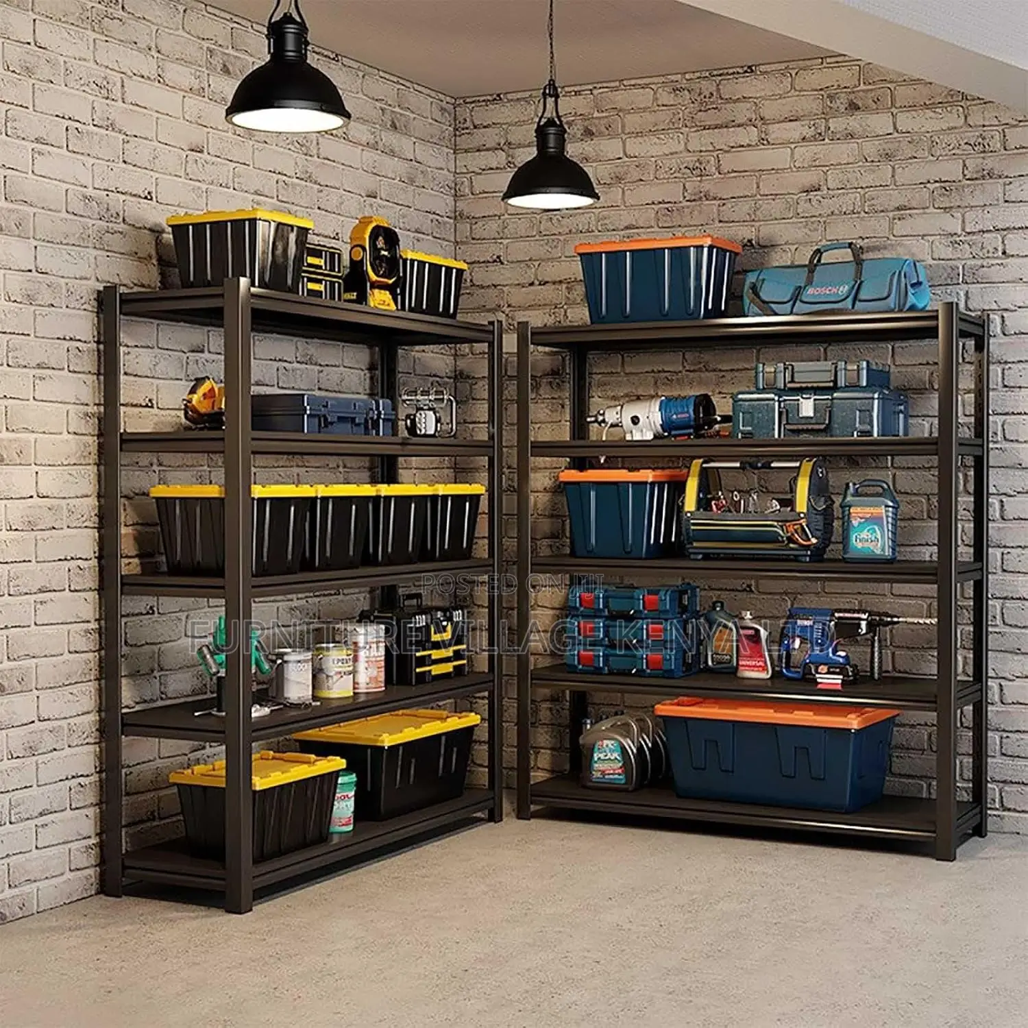 Metal Racks| 5 Tier Adjustable Metal Shelves For Storage