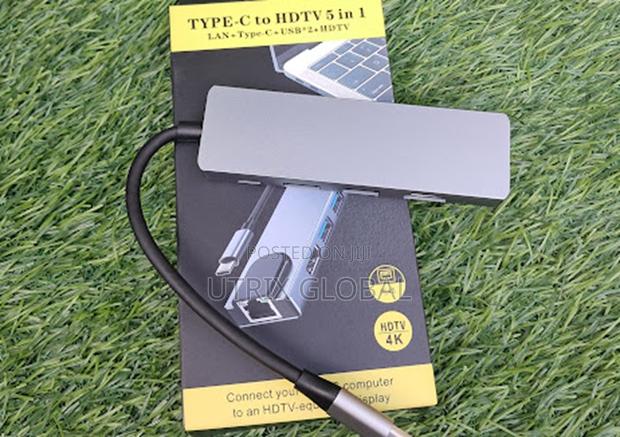 Type C Hub With 4k Hdmi And Rj45 Ethernet
