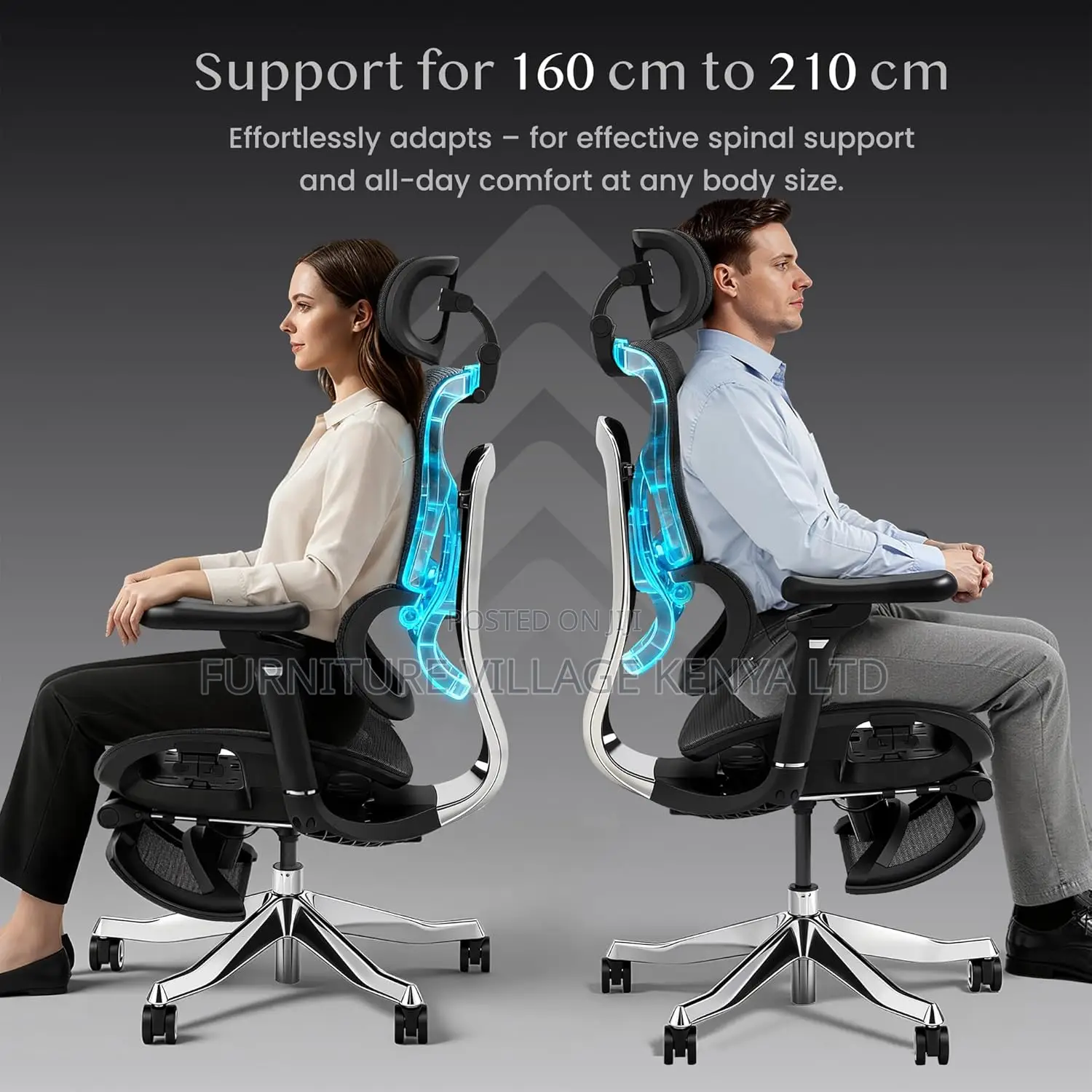 Office Seats| Highback Executive Orthopedic Office Chair