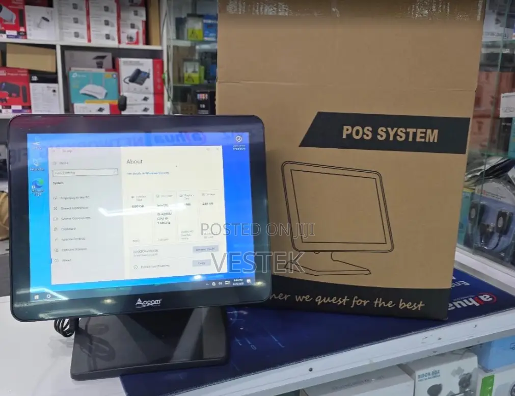 Ocom All in One Core I5 4gb 256ssd Pos Terminal Bar Restaurant