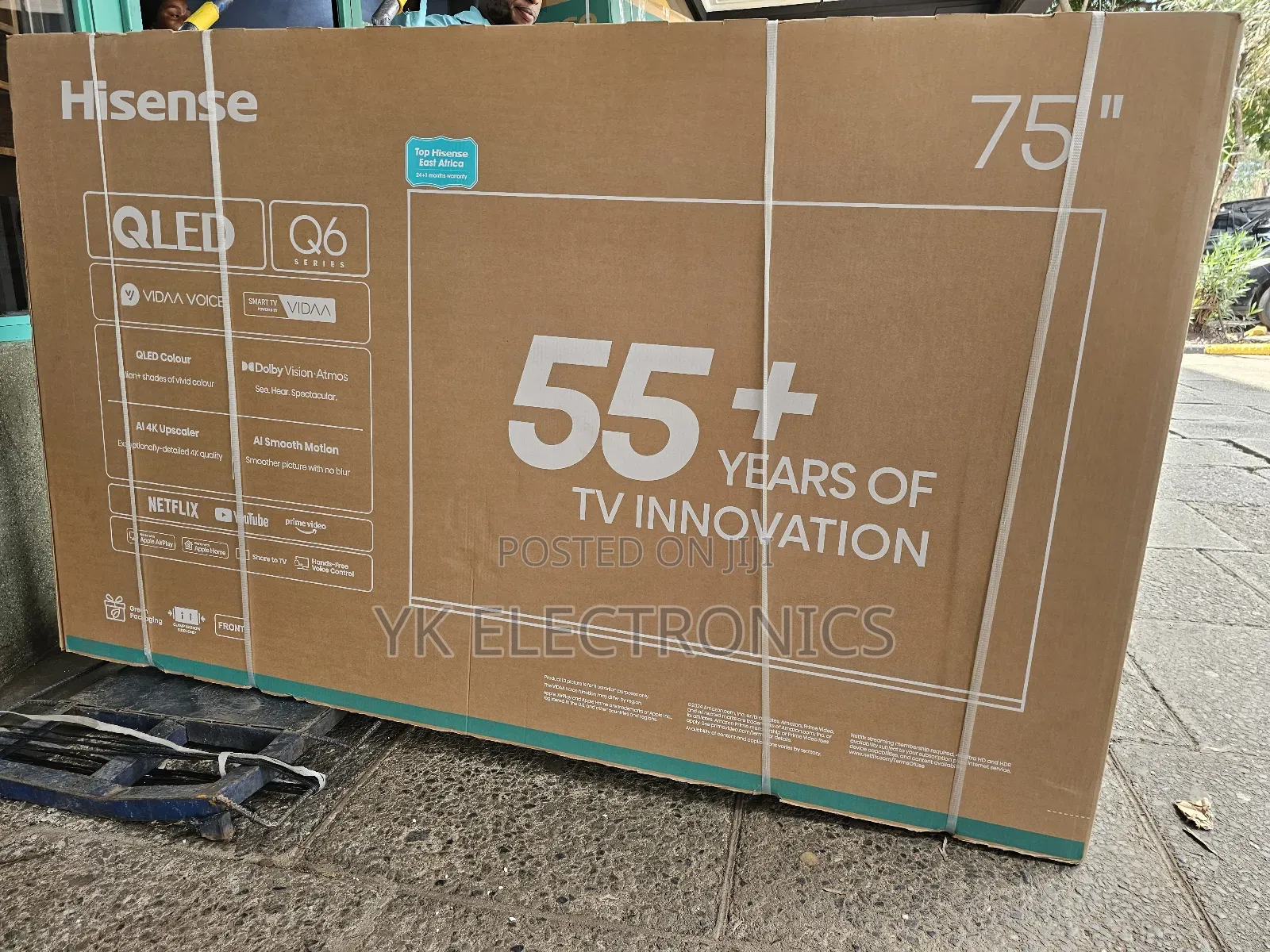 Hisense 75′′ Q6q Qled Vidaa Smart Tv – 75q6q (New Model)