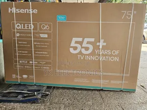 Hisense 75′′ Q6q Qled Vidaa Smart Tv – 75q6q (New Model)