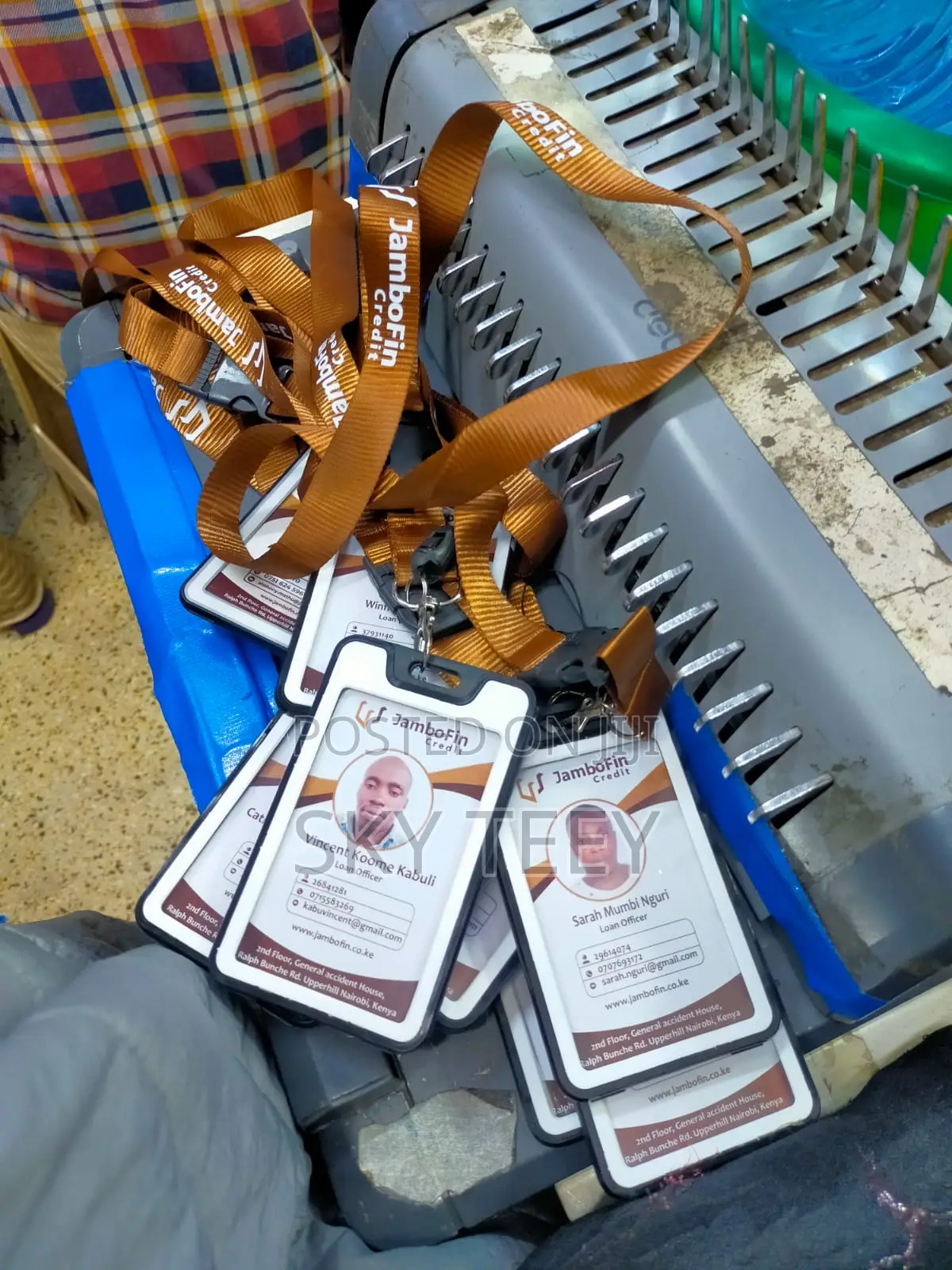 Job Cards/School Ids