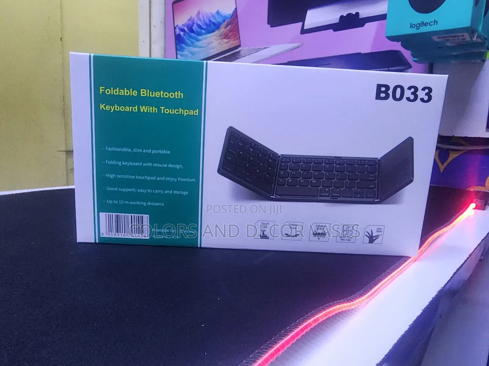 Foldable Bluetooth Keyboard With Touch Pad