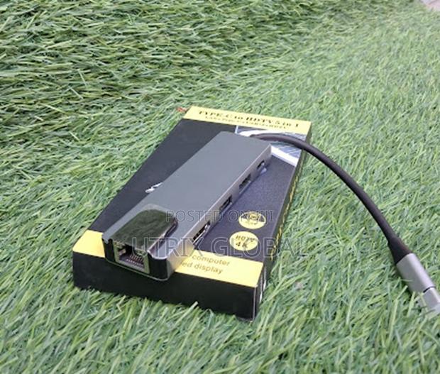 Compact Usb C Hub With Hdmi Lan And Usb