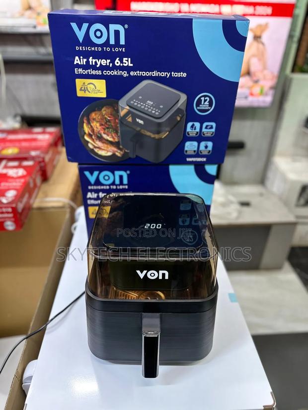 Von Digital Air Fryer 6.5 Litres