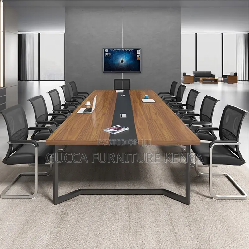 8-10 Seater Office Conference Table-steel Base