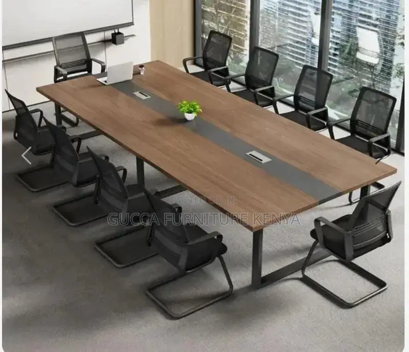 8-10 Seater Office Conference Table-steel Base