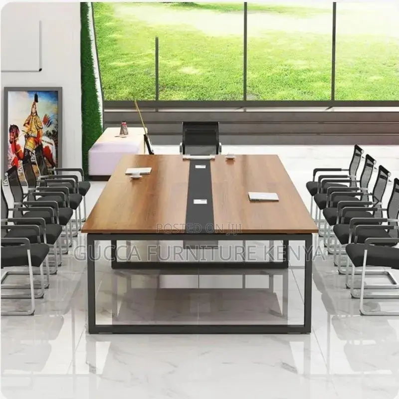 8-10 Seater Office Conference Table-steel Base