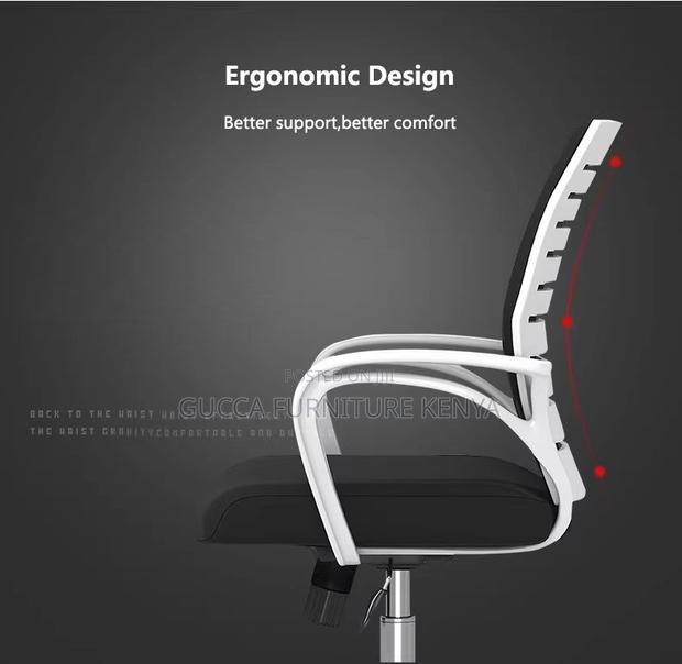 Swivel Adjustable Mesh Computer Seat - thumbnail 3