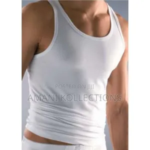 Men Vest (Medium Size) - White 3 Pieces