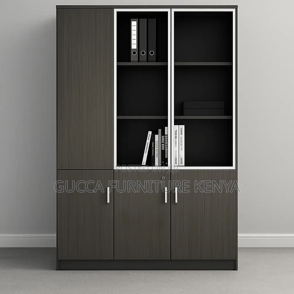 3-doors Wooden Office Filling Cabinet