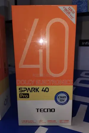 New Tecno Spark 40 Pro 128 GB Black