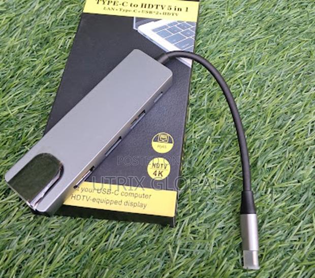 Usb C Hub With 4k Hdmi Lan And Fast Charging - main view