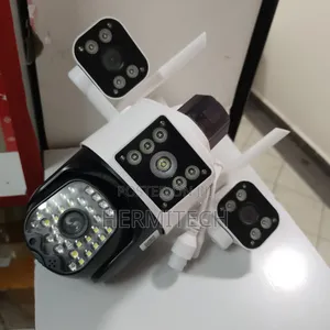Triple Lens CCTV Surveillance Electric Powered Wifi Model