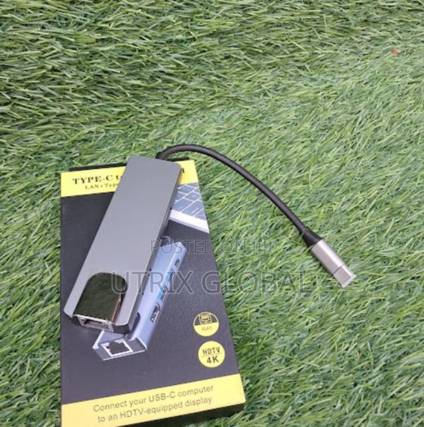 5 In 1 Usb C Converter With Lan Hdmi Usb