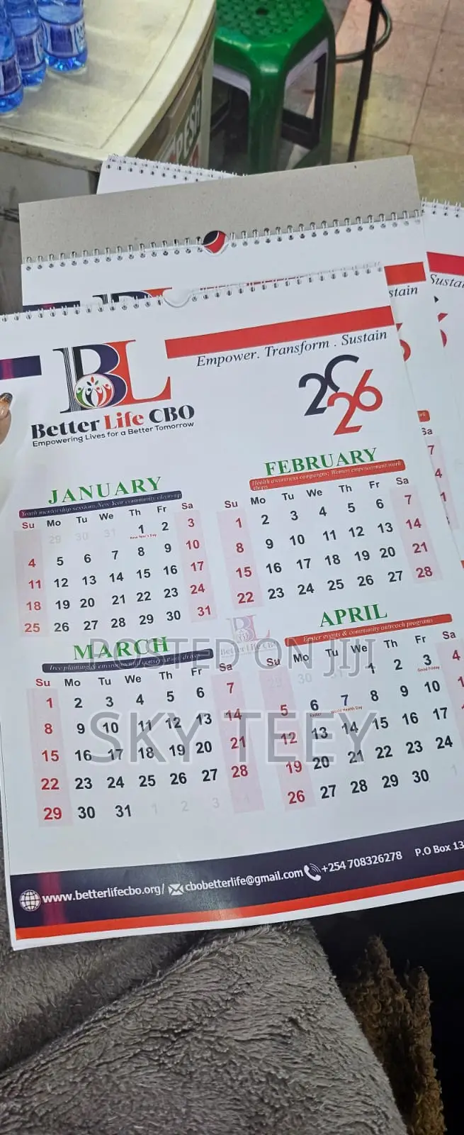 Calendars Customized