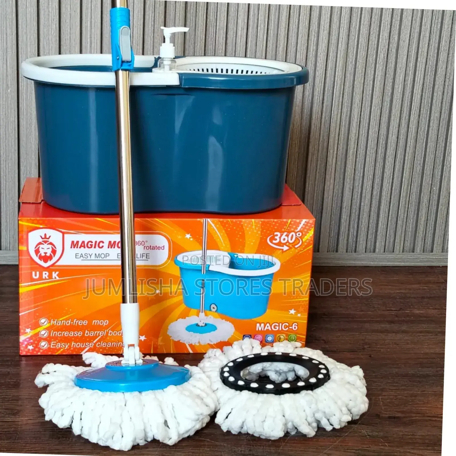 Urk Magic Mop 360° Rotating Spin Mop With Bucket
