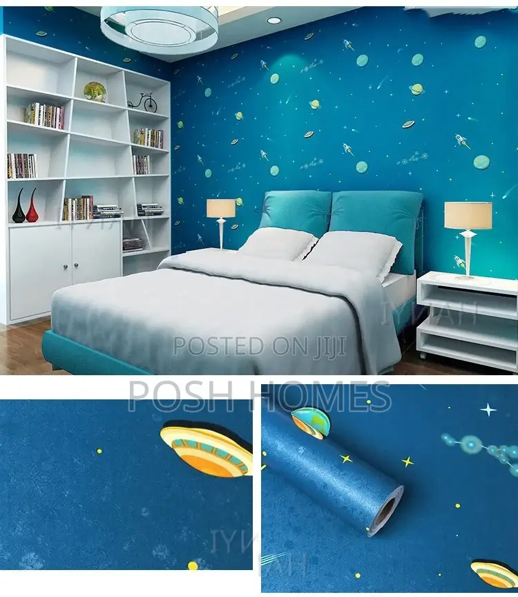 Apartment Safe Wallcovering Adhesive Wallpapers