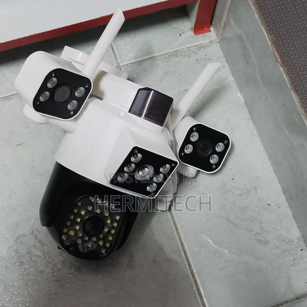 Triple Lens CCTV Electric Models CCTV Security Camera - thumbnail 3