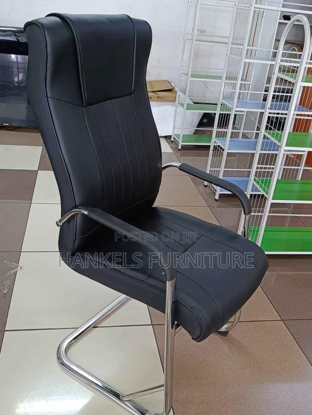 Firm Base Leather Office Chair - main view