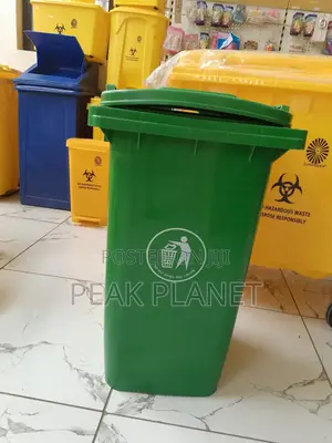 Large 240l Green Garbage Bin