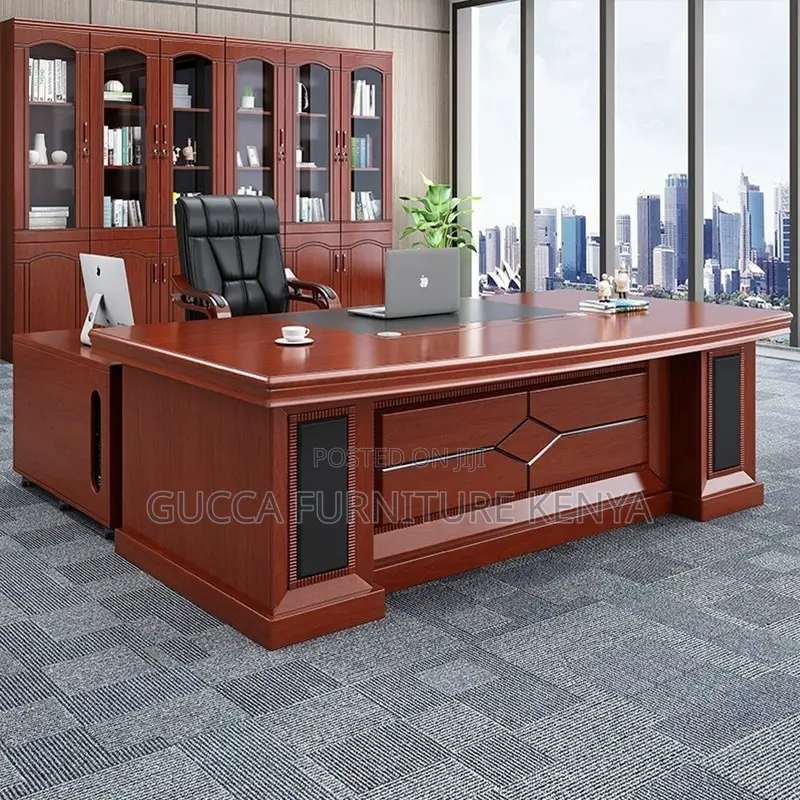 Imported Executive L-shaped Office Table-180cm