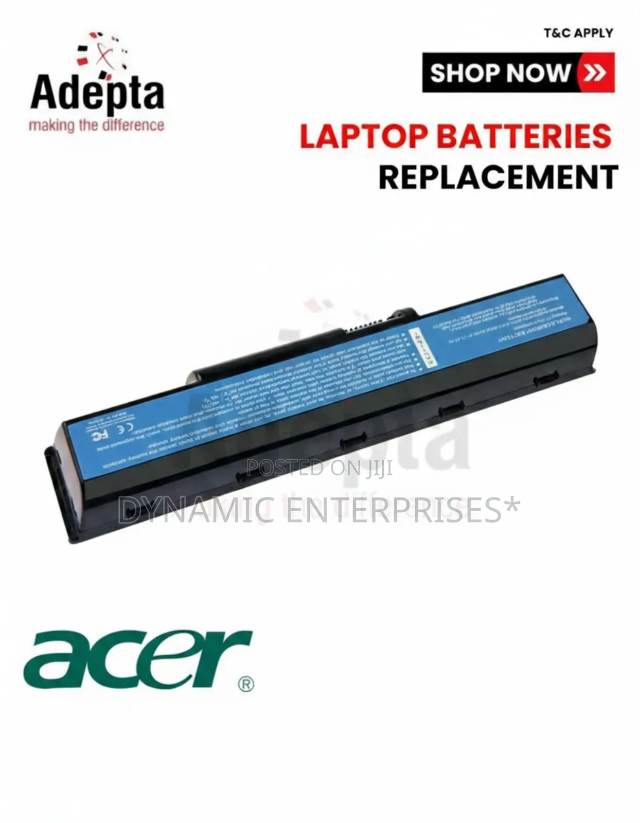 Replacement Laptop Battery