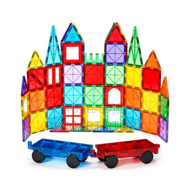 Building Toys, Magnetic Building Tiles 100pcs