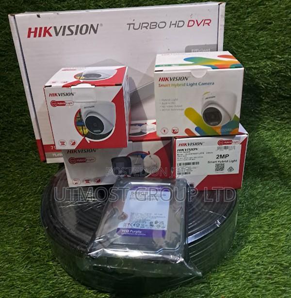 Hikvision Smart Hybrid 4 Channel CCTV Kit Audio Night Surveillance