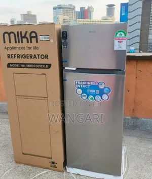 Mika 211litres Fridge Double Door