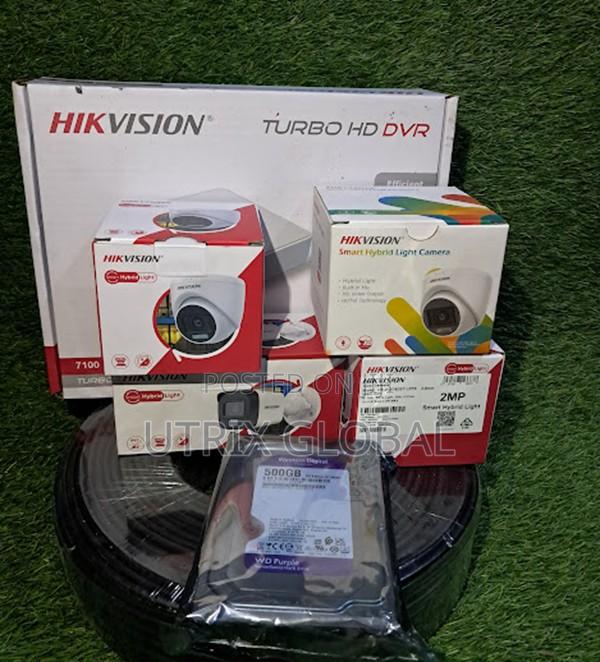 Hikvision 4ch Smart Hybrid Cctv Kit Audio Night Vision Security Set