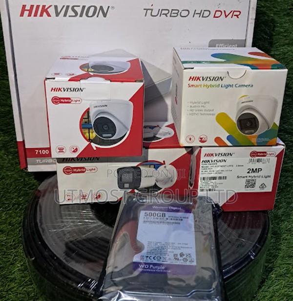4ch Hikvision Hybrid CCTV Kit With Audio Smart Night Monitoring