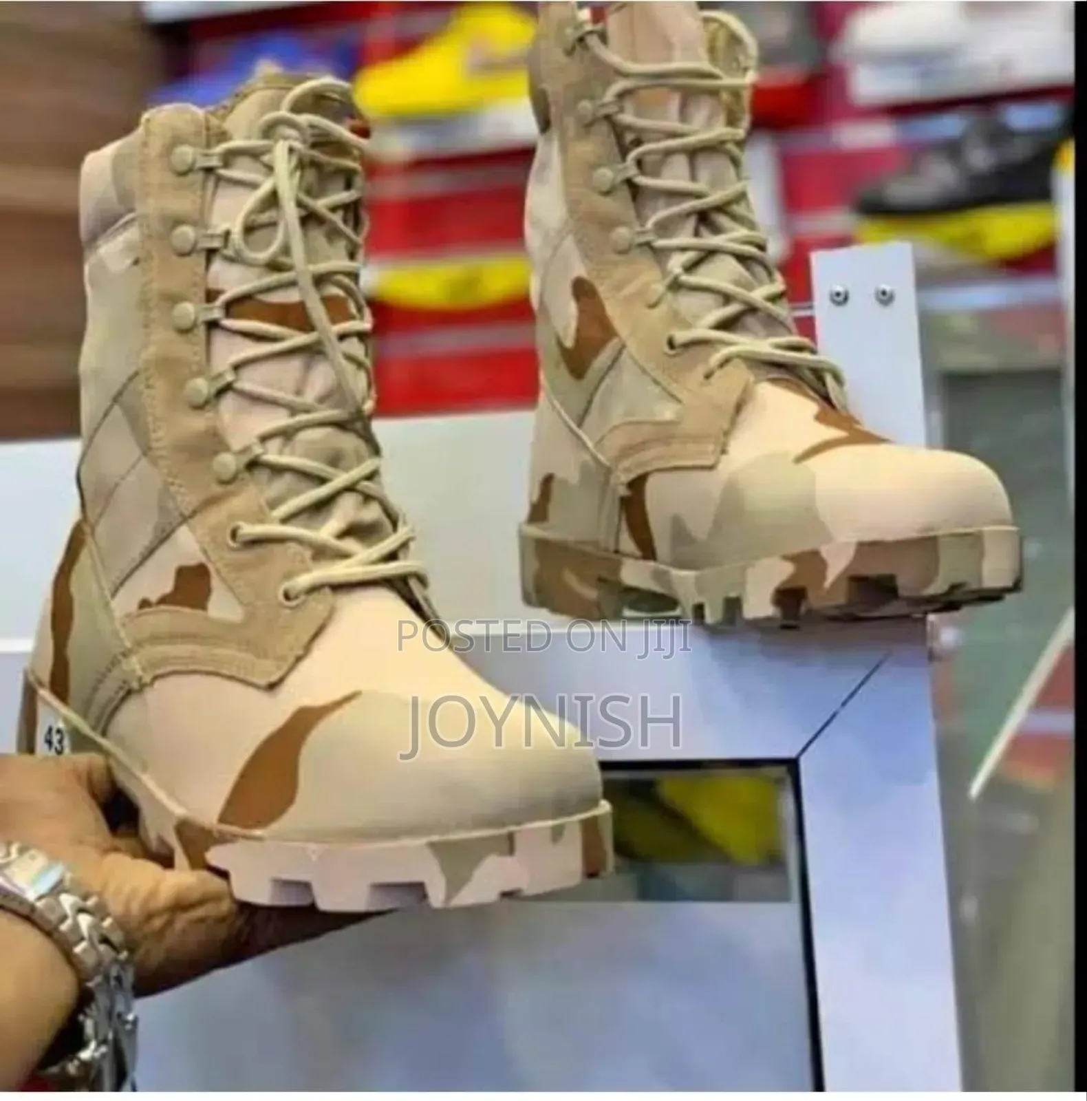 Military Boot Us Camouflage (Siwar)