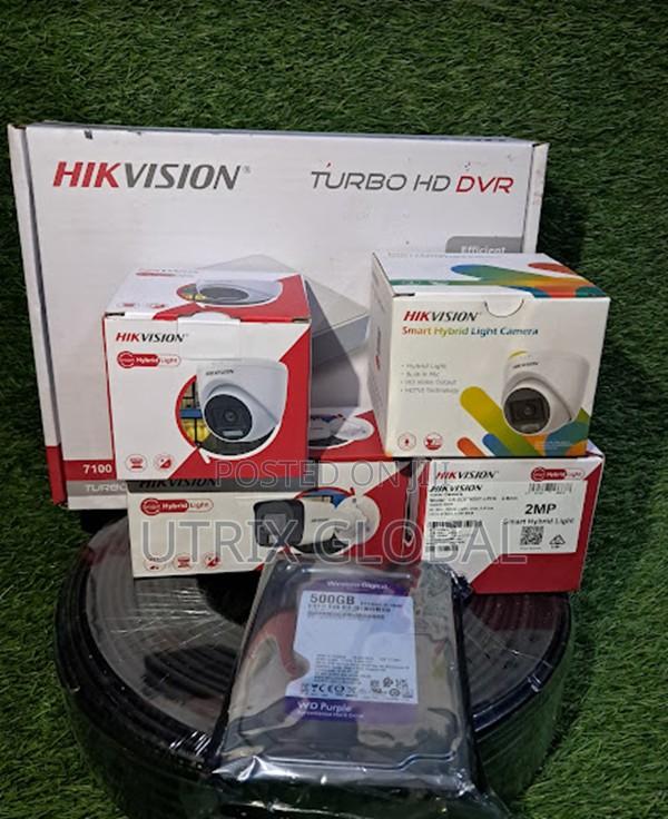 Hikvision Smart Hybrid 4 Channel Cctv Kit Audio Night Surveillance