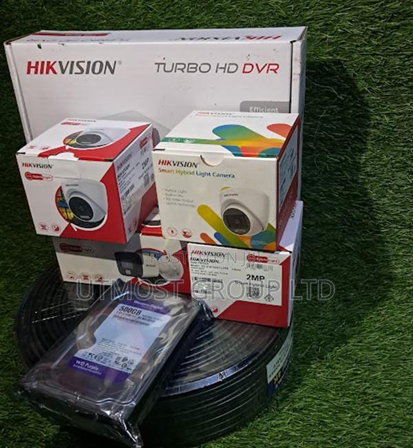 4ch Hikvision Smart Hybrid Surveillance Kit Audio Enhanced Vision
