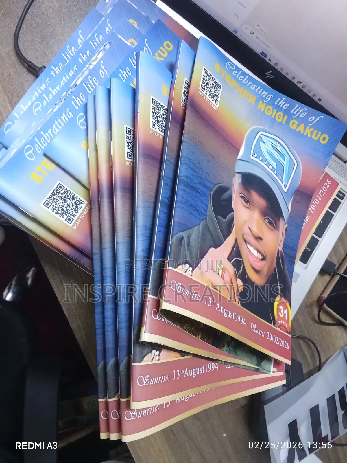 Quality Euology/Programs Printing ,/ *