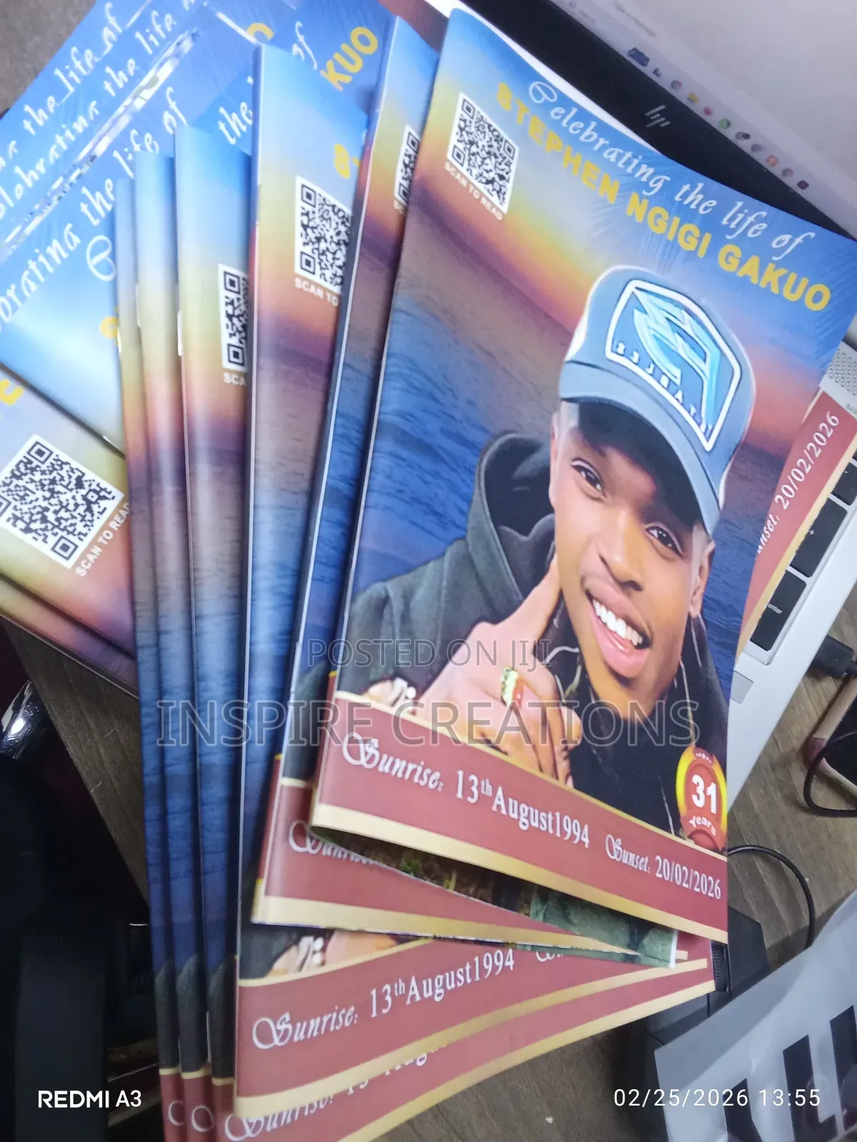 Quality Euology/Programs Printing ,/ *