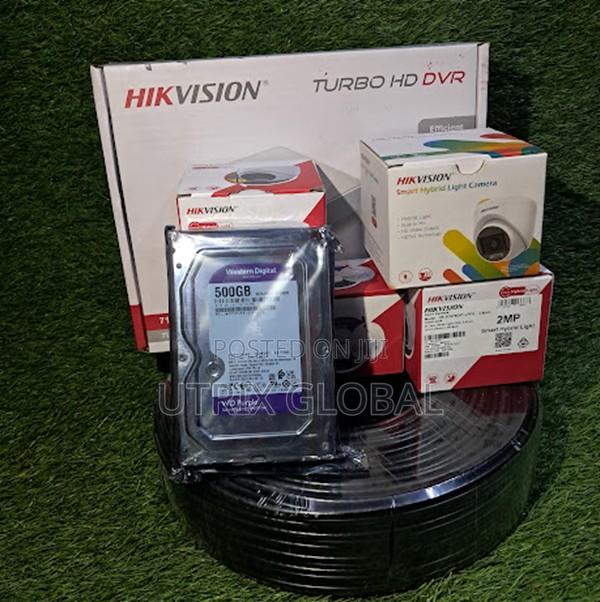Hikvision 4ch Hybrid Surveillance Kit Audio Enhanced Night Light