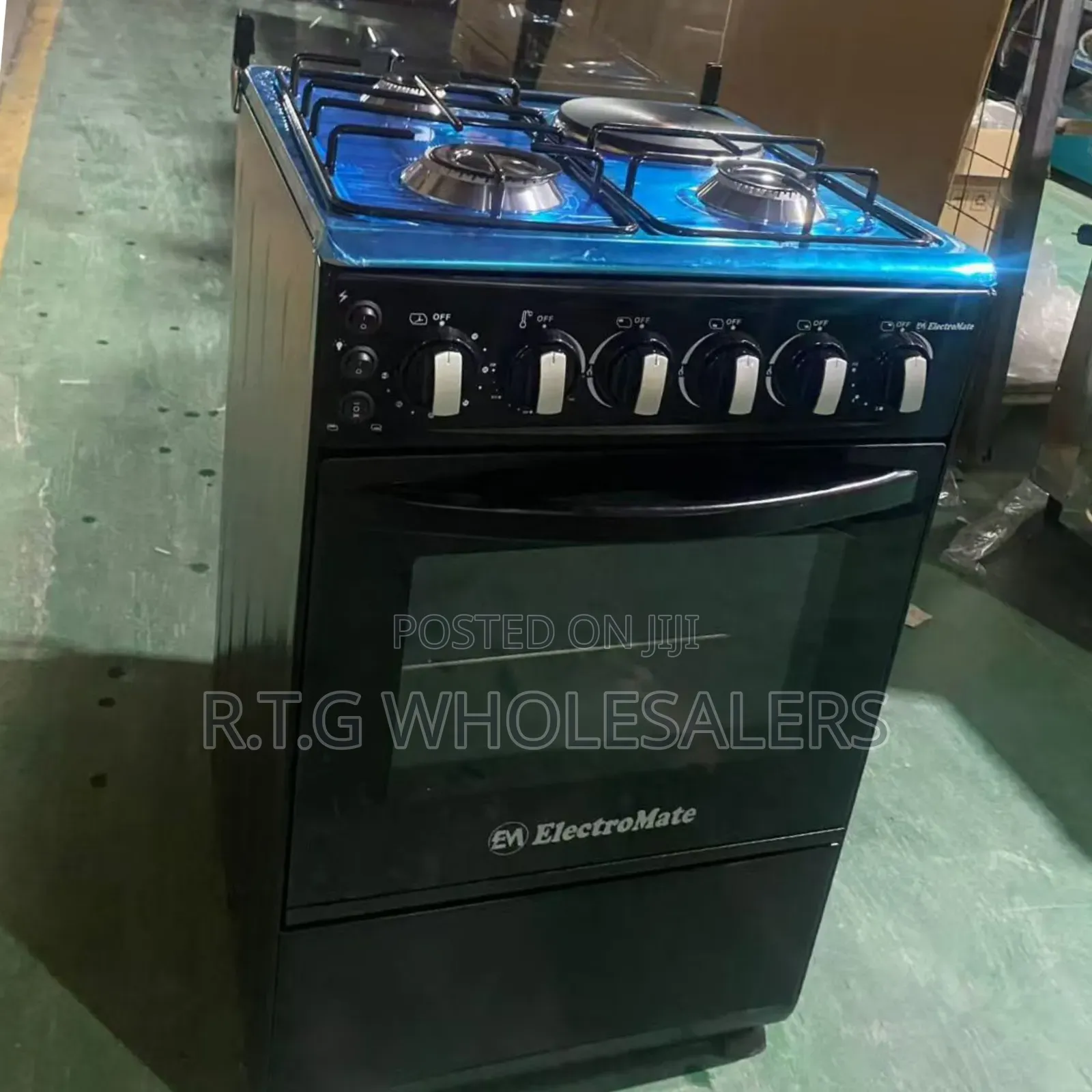 50x55 Electromate 3 Gas + 1 Electric Cooker