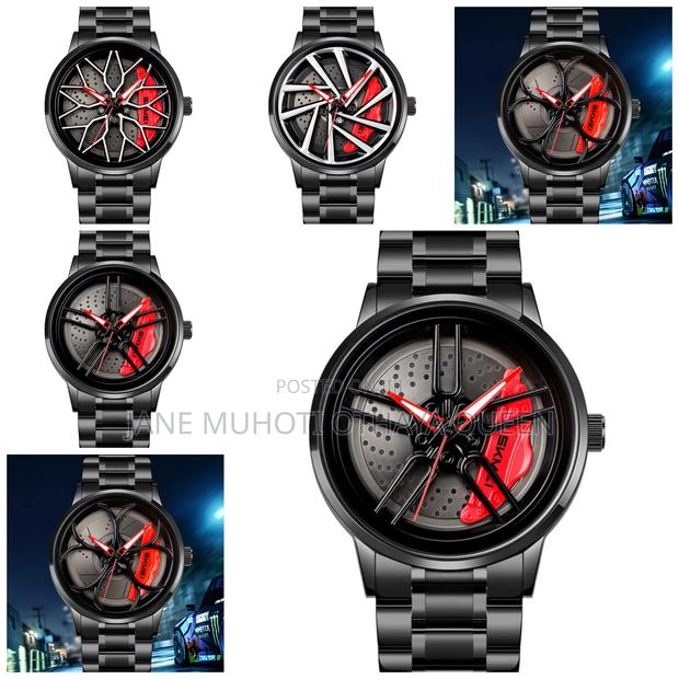 Skmei #1990 Rolling Car Wheel Watch - main view